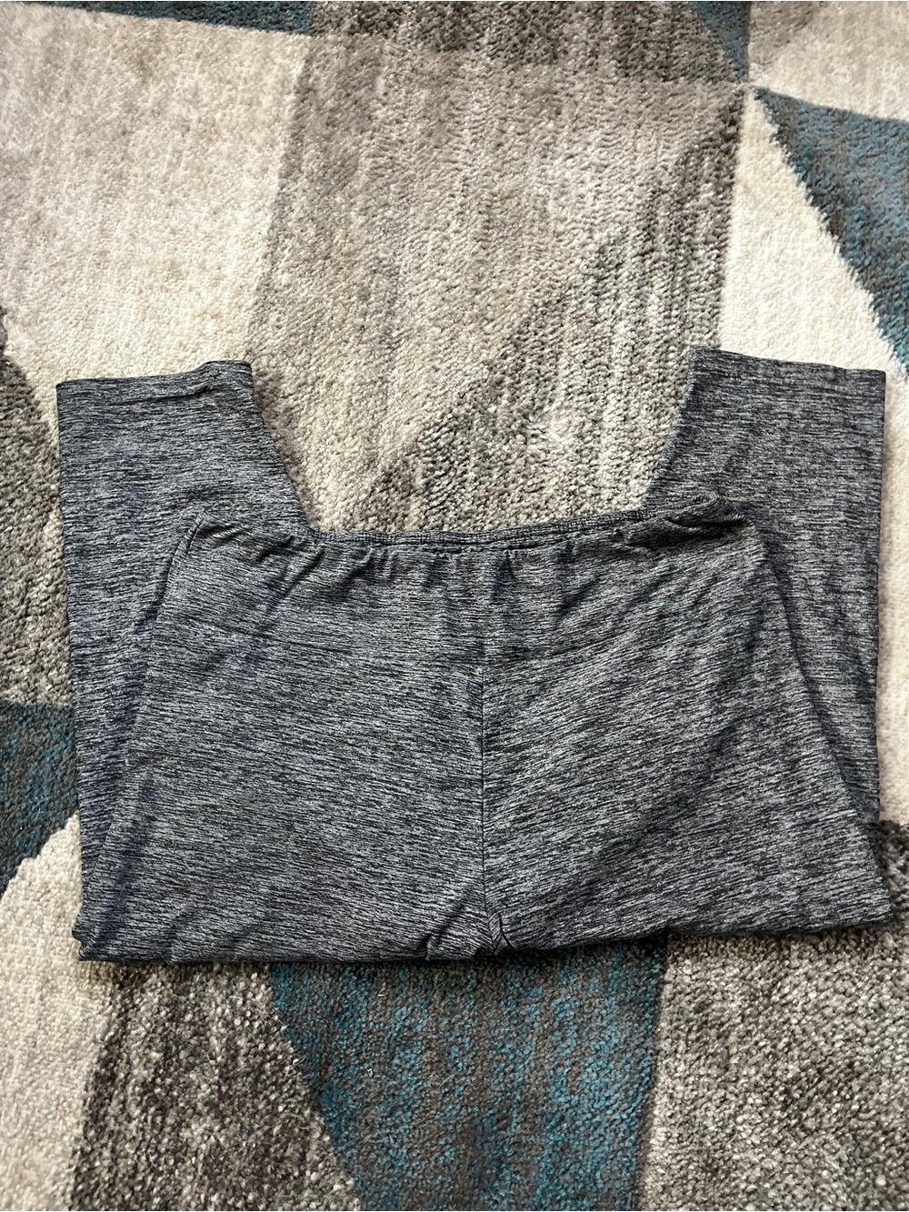 No Boundaries Gray Heather Capris
